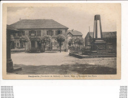 Carte De DANJOUTIN Mairie école Et Monument Aux Morts - Danjoutin