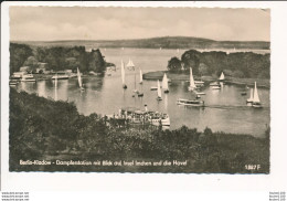 BERLIN KLADOW DAMPFERSTATION MIT BLICK AUF INSEL IMCHEN UND DIE HAVEL ( Format 9 X 14 Cm ) - Spandau