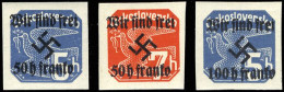 1938, Sudetenland Rumburg, 25+26+28, ** - Sudetes