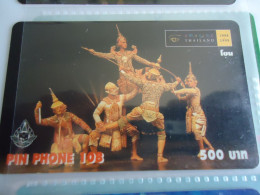 THAILAND USED CARDS  CARDS PIN 108 CULTURE DANCE THEATRE - Música