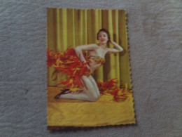 BELLE CARTE ARTISTIQUE..."FEMME SEXY...ARTISTE ?" - Pin-Ups