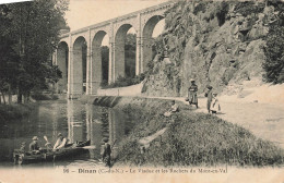 FRANCE - Dinan - Le Viaduc Et Les Rochers Du Mont En Val - Barque - Carte Postale Ancienne - Dinan