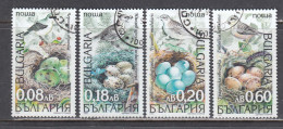 Bulgaria 1999 - Singing Birds, Mi-Nr. 4421/24, Used - Usati