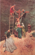 ARTS - Tableau - Vie Du Christ Par Mastorianni - Descente De La Croix - Carte Postale Ancienne - Peintures & Tableaux