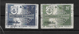 UNION POSTALE UNIVERSELLE 1963 CONGO YT 473 Et 476 OBLITERES  (2 Sur 4) Soldés - UPU (Unión Postal Universal)