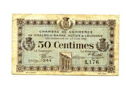 50 Centimes Chambre De Commerce De Chalon-sur-Saône - Autun & Louhans - Chambre De Commerce