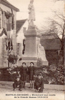 Delcampe - Nuits-Saint-Georges Animée Monuments Aux Morts Guerre 14-18 - Nuits Saint Georges