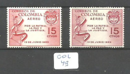 COL YT PA 254/254A En XX - Colombie