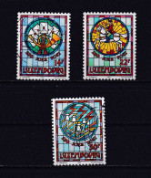 LUXEMBOURG 1992 TIMBRE N°1252/54 OBLITERE POSTES ET TELECOMMUNICATIONS - Used Stamps