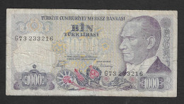 Turchia - Banconota Circolata Da 1000 Lire P-196a.2 - 1988 #19 - Turquie