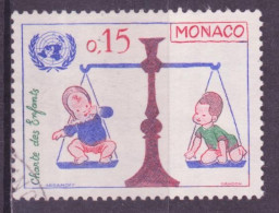Monaco 1963 Y&T N°601 - Michel N°720 (o) - 15c La Balance - Gebruikt