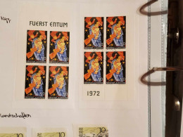 1972 Gemälde Von Ferd. Nigg Madonna 4er Postfrisch 4er Ersttagsstempel - Brieven En Documenten