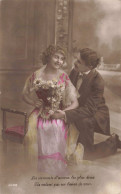 FANTAISIE - Couple - Homme - Femme - Les Sentiments D'amour Les Plus Doux.. - Carte Postale Ancienne - Autres & Non Classés