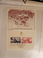 1972 Schloss Vaduz Und Bendern Ersttagskarte - Lettres & Documents