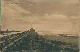 FIUMICINO ( ROMA ) LA PUNTA - EFFETTO AL CHIARO DI LUNA - SPEDITA 1913  (19472) - Fiumicino