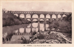 FRANCE - Nimes - Le Pont Du Gard - Carte Postale Ancienne - Nîmes