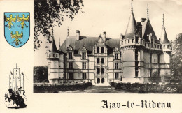 FRANCE - Abau Le Rideau - Chateau - Façade Nord - Entrée Principale - Carte Postale Ancienne - Otros & Sin Clasificación