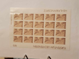 1972/73 Hehlawangspitz  Bogen Postfrisch Und Bogen Ersttagsstempel - Cartas & Documentos