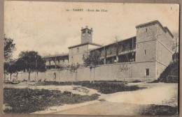 CPA ALGERIE - TIARET - Ecole Des Filles - TB PLAN Façade Etablissement Scolaire + Jolie Oblitération Verso - Tiaret