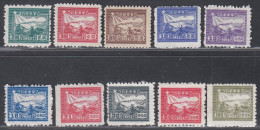 Chine 1949 (Chine De L'Est)  - Timbres Neufs Emis Sans Gomme. Mi Nr.: 17/27. Difficile Complet ......... (VG) DC-12359 - Chine Orientale 1949-50