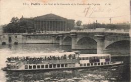 FRANCE - Paris - Le Pont De La Concorde Et La Chambre Des Députés - Animé - Carte Postale Ancienne - Andere Monumenten, Gebouwen