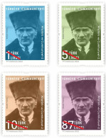 Turkey, Türkei - 2023 - Ataturk Themed Official Postage Stamps ** MNH - Nuevos