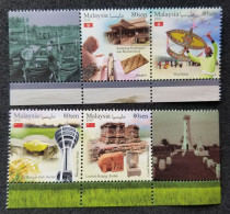 Malaysia Tourist Destination Kedah Kelantan 2016 Tower Kite Craft Museum Kites Palace Lighthouse Boat Ship (stamp) MNH - Malaysia (1964-...)