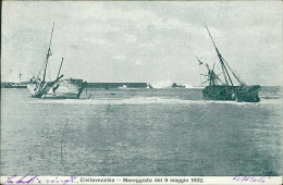 CIVITAVECCHIA - MAREGGIATA DEL 9 MAGGIO 1902 - SPEDITA  (19491) - Civitavecchia