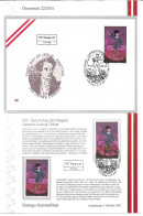 1647f: Österreich 2001: Ludwig Döbler, Magier Und Bürgermeister Von 3153 Eschenau **/o Sowie FDC Mit Beschreibungsblatt - Lilienfeld