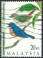 MALAYSIA 1997 20c Multicoloured, Highland Birds-Burung Sambar SG631 FU - Malaysia (1964-...)