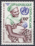 CENTRAL AFRICA 1988 - 1v - MNH - 25th Anniversary World Health Organization - WHO OMS - Santé Gesundheit Salute Salud - WHO