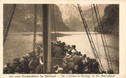 NORVÈGE - Naeroyfjord - En Croisière - Carte Postale Ancienne - Norvegia
