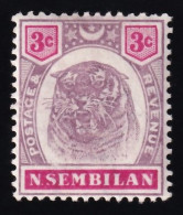 Negri Sembilan.  1896-99  Y&T. 7, MH - Negri Sembilan