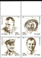 SPACE USSR Russia 1991 Full Set MNH Gagarin 30th Anniversary First Man In Space Cosmonautics Stamps Mi. 6185 - 6188 T - Colecciones