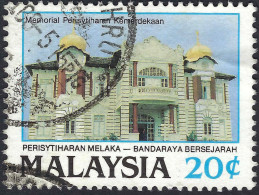 MALAYSIA 1989 20c Multicoloured, Declaration Of Malacca As Historic City SG406 Used - Malaysia (1964-...)