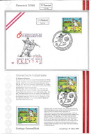 1647z: Österreich 2001: Fußballmeister Austria Salzburg **/o Sowie FDC Auf Beschreibungsblatt - Clubs Mythiques