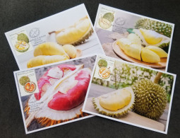 Malaysia King Of Fruits Durian 2021 Food Plant Fruit (maxicard - Malaysia (1964-...)