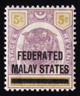 Federated Malay States, 1900 Y&T. 4, MH. - Federated Malay States