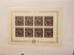 1973 Wappen Bogen Postfrisch Bogen Ersttagsstempel - Brieven En Documenten