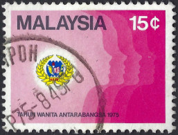 MALAYSIA 1975 15c Multicoloured, International Women's Year SG134 Used - Malaysia (1964-...)