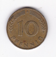 Une Pièce Monnaie  Allemagne  10 Pfennig  Année 1949 Frappe  F - 10 Pfennig