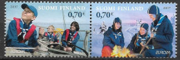 2007 Finnland Mi. 1847-8**MNH  Europa: Pfadfinder - Ungebraucht