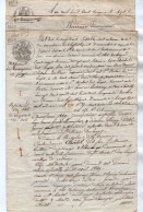 VP22.721 - AVRANCHES - 3 Actes De 1850 / 57 - Concernant M. CHATEL, Tailleur De Pierre à SAINT MICHEL DES LOUPS .... - Manuscrits