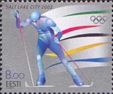 Estonia Estland Estonie 2002 Winter Olympics Salt Lake City Stamp MNH - Inverno2002: Salt Lake City