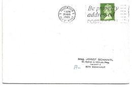 2351t: Bedarfsbrief Elizabeth 1985, Portsmouth > Austria, Sebersdorf - Cartas & Documentos