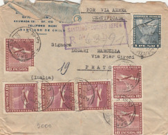 LETTERA 1949 CILE ARRIVO PRATO (EX797 - Chile