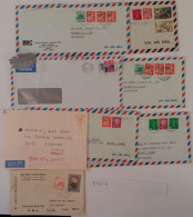 LOTTO 8 LETTERE GIAPPONE (EX614 - Storia Postale