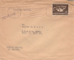 LETTERA DIRETTA STATI UNITI DA BULGARIA 1947 TIMBRO SOFIA (EX440 - Covers & Documents