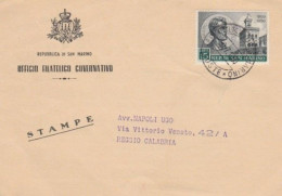 LETTERA 1959 REP.SAN MARINO L.15 (EX292 - Briefe U. Dokumente