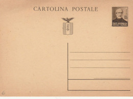 INTERO POSTALE MAZZINI RSI NUOVO (EX105 - Stamped Stationery